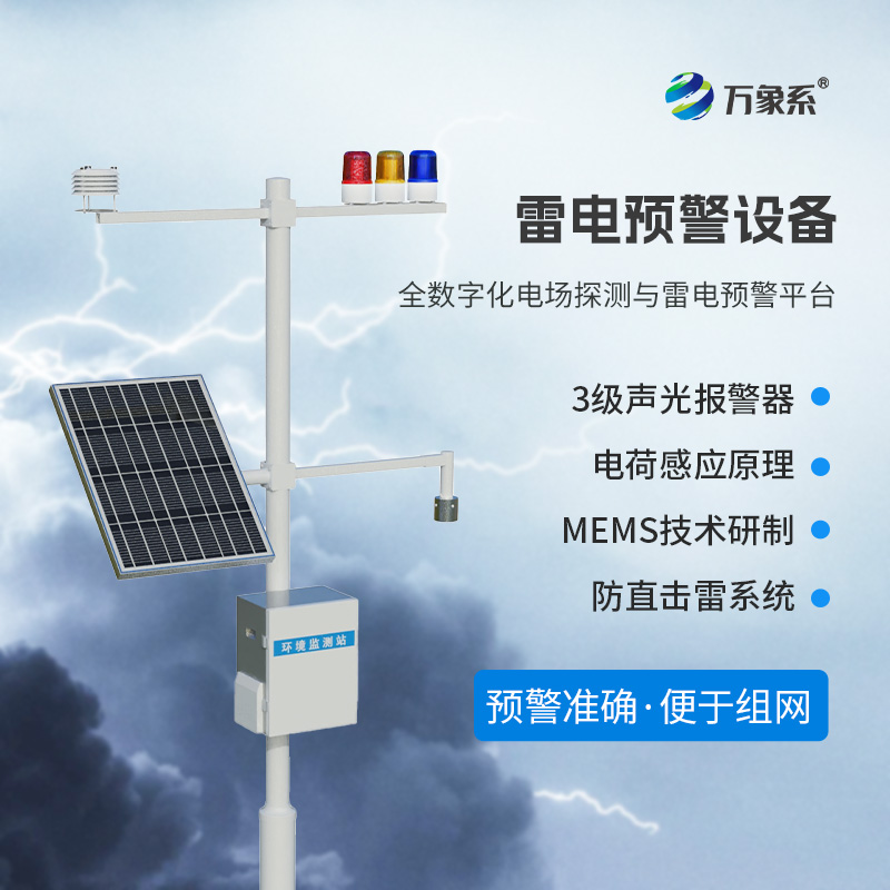 雷电监测预警系统，预防雷电危害有一套