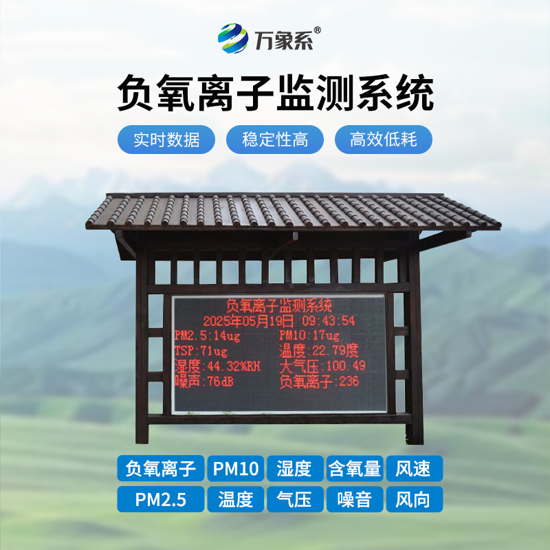 景区空气负氧离子监测仪