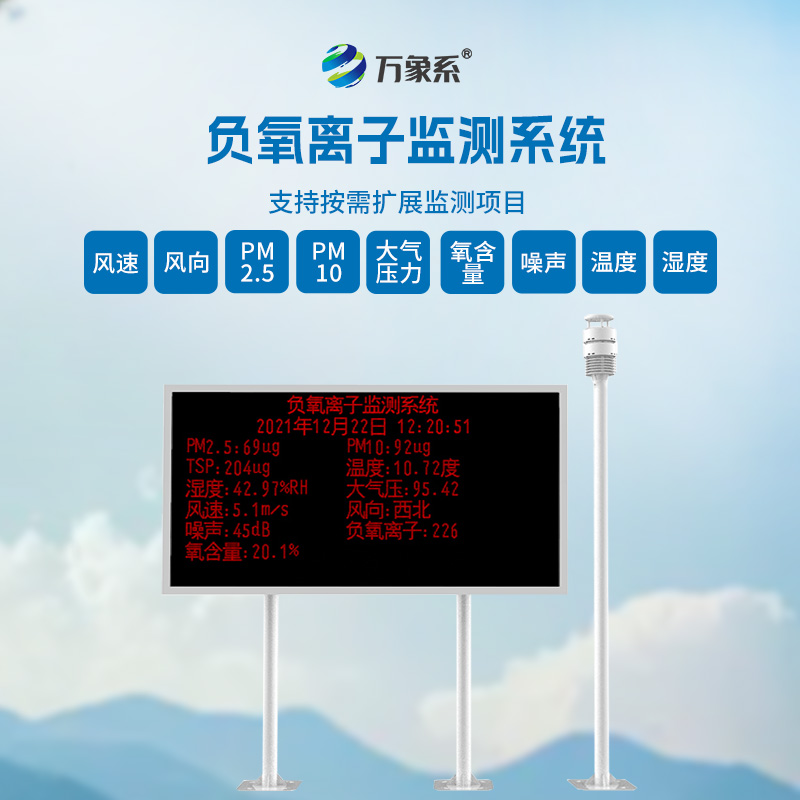 大气负氧离子自动监测系统