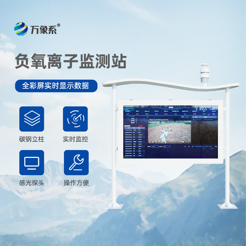 一体化负氧离子监测站，让环境监测更直观、更有趣！