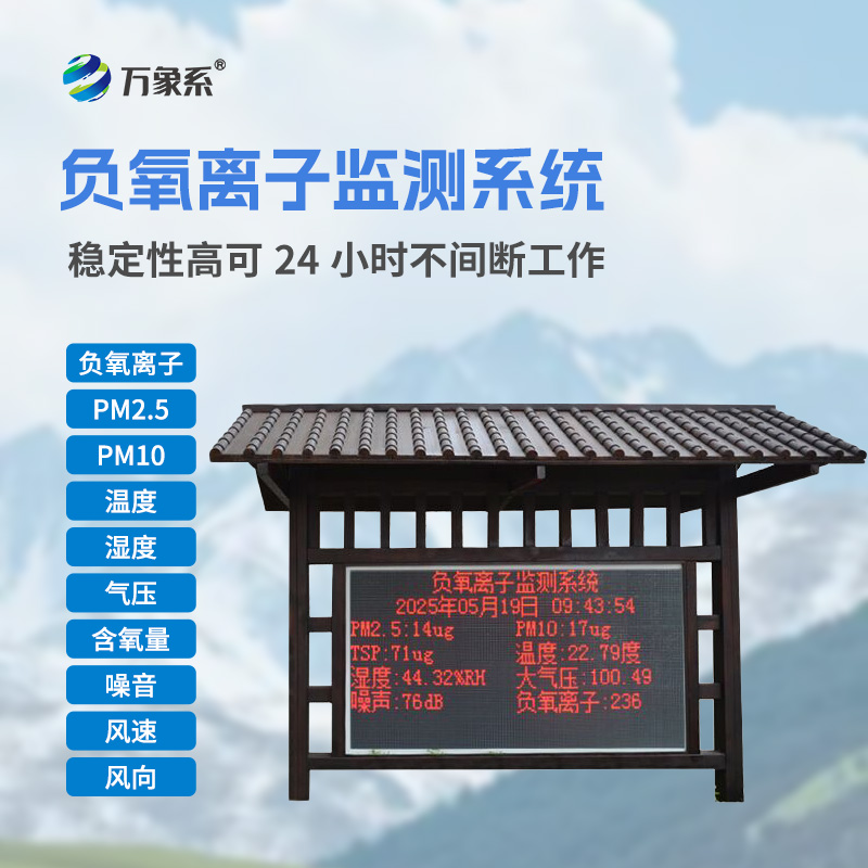 国产大气负氧离子监测系统：为清新空气吹响“生态哨音”